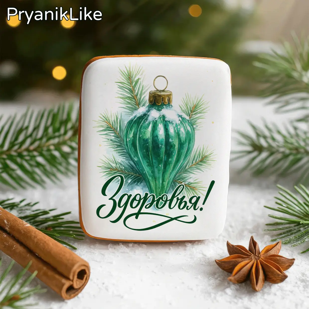 Атмосферные ёлочные игрушки